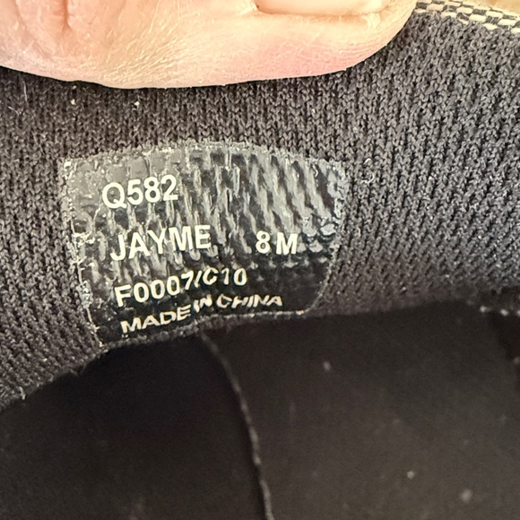 Coach Jayme canvas sneaker black and silver 8 - Picture 9 of 9